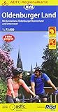 ADFC-Regionalkarte Oldenburger Land, 1:75.000, mit Tagestourenvorschlägen, reiß- und wetterfest, E-Bike-geeignet, GPS-Tracks Download: Mit Ammerland, ... und Unterweser (ADFC-Regionalkarte 1:75000)