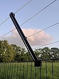 5x Übersteigschutz DOPPELSTABMATTENZAUN Isolator Katzenstopp Zaunerhöhung Überkletterschutz für den Stabmattenzaun Doppelstabmatten Gitterstabmattenzaun Gartenzaun Weidezaun Zaun Z