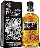 Highland Park 12 Jahre | Viking Honour | Single Malt Scotch Whisky | vollmundiger, rauchiger Geschmack | mit der Wikinger-Seele | 40 % Vol | 700 ml E