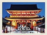 Blechschild 30x40 Tokio Japan Sensoji-Tempel Wand Deko Cafe Sammler Geschenk