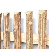 BooGardi Zaunlatten aus Haselnuss · 24 Größen · Zaunbretter 7·9 cm x 120cm · Holzlatten zum Selbstbauen von Holzzaun Lattenzaun Stak