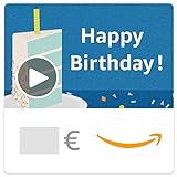 Digitaler Amazon.de Gutschein mit Animation (Geburtstagsüberraschung 2023)