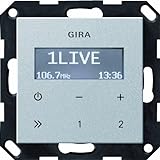 Gira 228426 Unterputz Radio RDS ohne Lautsprecher System 55,