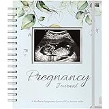 Schwangerschaftstagebuch Erinnerungsbuch - 90 Seiten Hardcover Schwangerschaftsbuch, Schwangerschaftsplaner, Schwangerschaftstagebücher für Erstmütter, Baby-Erinnerungsbuch (Frost)