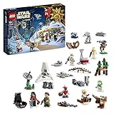 LEGO 75366 Star Wars Adventskalender 2023, Weihnachtskalender mit 24 Geschenken, darunter 9 Figuren, 10 Fahrzeug-Spielzeuge und 5 Mini-Modelle, Advents-Geschenk zu Weihnachten für Kinder und F