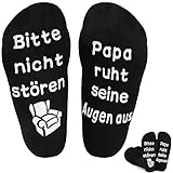 BISOUSOX Lustige Socken Herren Baumwolle Socken Papa und Opa Socken Geschenke für Männer 50 60 J