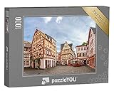 puzzleYOU: Puzzle 1000 Teile „Altstadt von Mainz, Deutschland“ – aus der Puzzle-Kollektion Main, Mainz, Hessen, Regionale Puzzles D