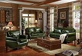 JVmoebel Design Chesterfield Sofagarnitur 3+2+1 Couch Leder Couch Polster Sofas N
