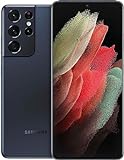 Samsung Galaxy S21 Ultra 5G Smartphone ohne Vertrag, Quad-Kamera, Infinity-O Display, Android 11 to 13 - Deutsche Version (256GB, Phantom Navy)