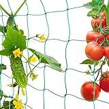 FORMIZON Premium Ranknetz, Ranknetz Rankhilfe Pflanzennetz mit Großer Maschenweite für Gurken, Tomaten und Rankhilfen für Kletterpflanzen Das Optimale Rankhilfe Netz für Gew