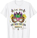 Damen Mardi Gras Grafik T-Shirt Karneval Maske Print Grafik Kurzarm T-Shirt Top Basic T-S