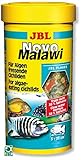JBL NovoMalawi Alleinfutter für algenfressende Buntbarsche, Flocken 1 l, 30011, 160 g (1er Pack)