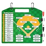 Kznifmk Magnetische Ausrichtungstafel für Baseball, Dry EraseCoach, Ausrichtungstabelle für Softball, wiederverwendbar, für das Baseballtraining