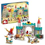 LEGO 10780 Disney Mickys Burgabenteuer, Spielzeug-Schloss zum Bauen, inkl. 4 Micky Maus Figuren, darunter Daisy, Donald Duck, Micky und Minnie Maus, Geschenk für Kinder, Mädchen und Jungen ab 4 J