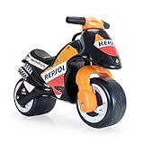 INJUSA - Moto Laufrad Neox Repsol, Ride-On für Kinder von 18 Monaten bis 3 Jahren, mit breite Kunststoffräder, Tragegriff für die Eltern, dauerhafte und wasserfeste Dekoration, Farbe Schw