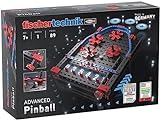 fischertechnik Advanced 569015 Pinball-Baukasten für Kinder ab 7 Jahre, Konstruktionsspielzeug, Mini Flipper Spiel, Schw