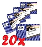 Avery Zweckform 222-10 Fahrtenbuch für PKW (A6 quer, 40 Blatt) 10er Pack, weiß (20 Stück)