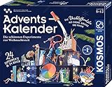 KOSMOS 661007 Adventskalender - Die schönsten Experimente zur Weihnachtszeit, leicht verständlich, in 5 Min. durchzuführen,für Kinder ab 8-12 Jahre, Spielzeug-Adventskalender, Science Adventsk