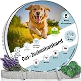 tooSimple® Das Zeckenhalsband für Hunde 100% Pflanzliches Premium Öl Wirkungsvoller Schutz gegen Zecken Flöhe Mücken Läuse Ungeziefer - 8 Monate Wirkung