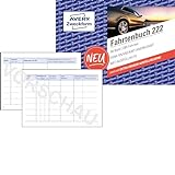 AVERY Zweckform 222 Fahrtenbuch (für PKW, vom Finanzamt anerkannt, A6 quer, für Deutschland & Österreich zur Abgrenzung privater/geschäftlicher Fahrten)