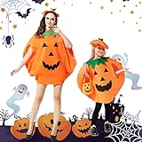Huarsion Halloween Kürbis Kostüm Kürbiskostüm Halloween Kostüm Kürbis Halloween Kostüm für Halloween Party Cosplay Kinder/Erw