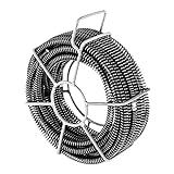 MSW Motor Technics Rohrreinigungsspiralen Set MSW-CABLE SET 1 (6 Spiralenelemente je 2,45 m, Anschluss: Ø 16 mm, Gesamtlänge 14,7 m, Rohrbreite: Ø 30-100 mm)