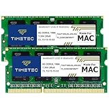 Timetec 16GB KIT(2x8GB) kompatibel für Apple iMac Ende 2015(27 Zoll mit Retina 5K Display) DDR3L 1867MHz/1866MHz PC3L-14900 2Rx8 CL13 1.35V 204 Pin SODIMM Speichermodul MAC RAM Upgrade für iMac 17,1