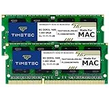 Timetec 16GB KIT (2x8GB) kompatibel für Apple DDR3L 1600MHz für Mac Book Pro (Anfang/Ende 2011, Mitte 2012), iMac (Mitte 2011, Ende 2012, Anfang/Ende 2013, 2014, 2015), Mac Mini (2011/2012) MAC-RAM