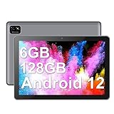 CWOWDEFU Tablet 10 Zoll Android 12 Tablets PC 6GB RAM 128GB ROM Octa Core 5G WiFi Tabletas 10.1 HD Tablet für Kinder, GPS