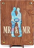 Schwule Hochzeit - XL Geldgeschenk aus Holz inkl. Ständer | Hochzeit Schwul - Schwule Hochzeitskarte, Hochzeitsgeschenke Für Schwule, Geschenk Schwule Hochzeit, Mr & Mr Hochzeit,