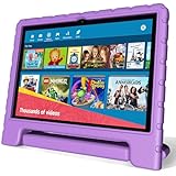 NOBKLEN Kids Tablet 10 Zoll, Android 13, 4 GB + 64 GB, 8-Kern-CPU, WiFi 6, 12 Stunden Akkulaufzeit, Kindersicherung, 1280 * 800 HD-Display, Dual-Kameras, stoßfeste Hülle, vorinstallierte pädagog