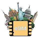 USA eSIM (USA, Mexiko, Kanada universal), unbegrenzte Internet-Daten, T-Mobile SIM, unbegrenzte Geschwindigkeit US Prepaid-Karte, unbegrenzte Ortsgespräche und lokale Texte. (8 Tage)