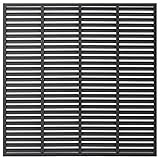 vidaXL Lamellenzaun ohne Posten Sichtschutzzaun Gartenzaun Windschutz Zaun Zaunfeld Zaunelement Terrasse Garten WPC 180x180cm G