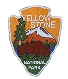 Yellowstone National Park Patch (9,0 cm) zum Aufbügeln Aufnäher/Aufnähen auf Abzeichen DIY G