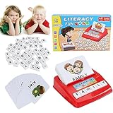 Anloximt Englisch sprechende Lernkarten für Kleinkinder | Sprechende Sichtwörter Lernen, Lernkarten, sensorisches Spielzeug - Lernkarten mit Buchstaben Maschinenkarte Rechtschreibspiel M