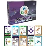 AGO Phonics Kartenspiel - Set (Levels 4 & 5). Perfekt, um Phonics & Lesen spielerisch zu fördern. Tauche EIN in Digraphen, Diphthongs, Wortfamilien & mehr!