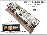 2 Bedroom Shipping Container House plan 40 Keppel: This is our full architectural set of concept plans (Shipping Container Homes) (English Edition)