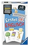 Ravensburger 80543 - Lernen Lachen Selbermachen: Erstes Englisch, Kinderspiel ab 6 Jahren, Lernspiel für 1-4 Spieler, Kartensp