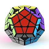 Vdealen Zauberwürfel Speed Cube von Megaminx Zauberwürfel Original, Sticker Dodekaeder Magic Cube für Anfänger und Fortgeschrittene, Geschenk für Kinder Teenager Erw