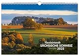 Kalender Faszinierende Sächsische Schweiz 2025: XXL | 60 x 40 cm | schw