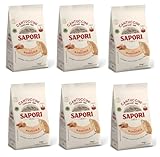 6x Sapori Cantuccini Toscani IGP Alle Mandorle Mandelkekse Kekse Biscuits Italienische Tradition Italienische Spezialitäten Beutel mit 100g