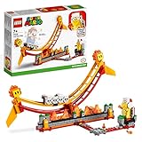 LEGO 71416 Super Mario Lavawelle-Fahrgeschäft – Erweiterungsset mit Feuer-Bruder und 2 Hotheads zum Kombinieren mit Starterset, Spielzeug fü