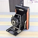WQISON Eisen-Antike-Kamera Modell Antiquitäten Sammlungen kreative Hauptdekorationen Kamera Modell Simulationsmodell 13 * 19 * 22cm Stilvoll und schö