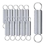 Zuzer Zugfedern mit Haken 10PCS Zugfeder Doppelhaken Spannfeder Edelstahl Zugfedern Spannfedern mit Haken (1x10x50mm)