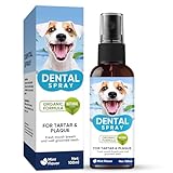 ATUIO Dentalspray für Hunde & Katzen, Natürliche Entfernt Zahnbelag, Zahnsteinentferner Zahnreinigung für Hund gegen Zahnstein, Zahnpflege Ohne Bü