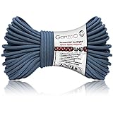 Ganzoo Paracord 550 Seil Blau/Typ Hybrid für Armband, Leine, Halsband, Nylon/Polyester Hybrid-Seil, Neue Ausführung, 30 M