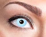 Eyecatcher 84095241-w13 - Farbige Kontaktlinsen, 1 Paar, Wochenlinse, Eisblau, Karneval, Fasching, Hallow