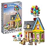 LEGO 43217 Disney and Pixar Carls Haus aus „Oben“, baubares Spielzeug mit Luftballons, Carl, Russell und Dug-Figuren, 100. Jubiläum-Set von Disney, ikonische Geschenk-I