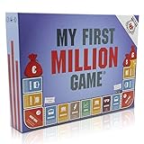 my first million game Gesellschaftsspiele für Erwachsene, Investitionsspiel Brettspiel mit Aktien, Immobilien und Startups, deutsche V