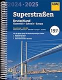 ADAC Superstraßen 2024/2025 Deutschland 1:200.000, Österreich, Schweiz 1:300.000: mit Europa 1:4,5 Mio. (ADAC Atlanten)